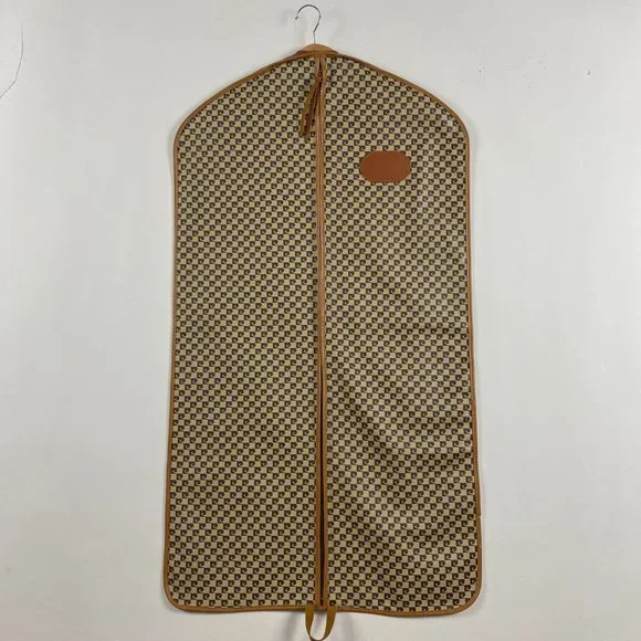 Vintage Pierre Cardin Monogram Garment Bag Tote Luggage Travel - Picture 2 of 12